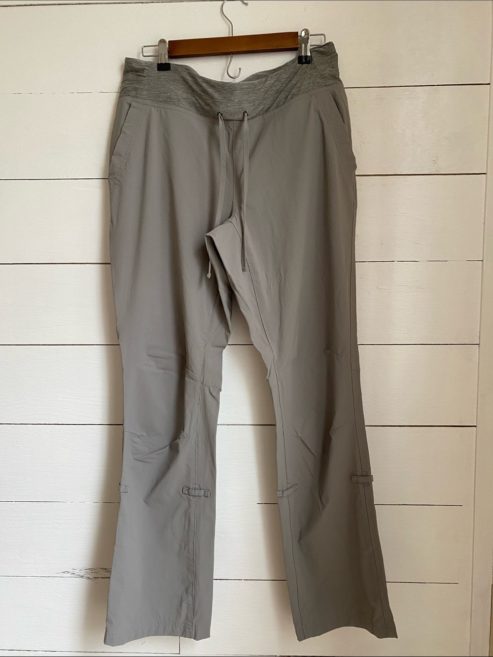 Duluth Trading Co Gray Drawstring Track Pants